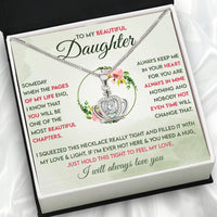 Thumbnail for To My Daughter Necklace With Personalized Message Card