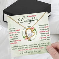 Thumbnail for To My Daughter Necklace With Personalized Message Card