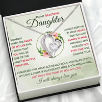 Thumbnail for To My Daughter Necklace With Personalized Message Card