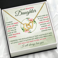 Thumbnail for To My Daughter Necklace With Personalized Message Card