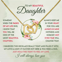 Thumbnail for To My Daughter Necklace With Personalized Message Card