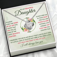 Thumbnail for To My Daughter Necklace With Personalized Message Card