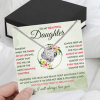 Thumbnail for To My Daughter Necklace With Personalized Message Card