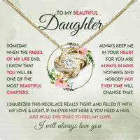 Thumbnail for To My Daughter Necklace With Personalized Message Card