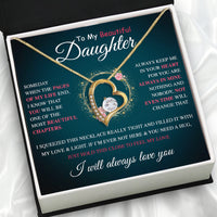 Thumbnail for To My Daughter Necklace From Mom With Heartfelt Message Card, Jewelry For Daughter, Daughter Gift From Mom On Birthday, Wedding, Christmas, Graduation