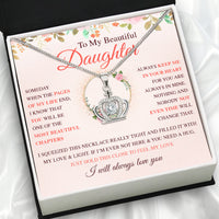 Thumbnail for To My Daughter Necklace With Personalized Message Card