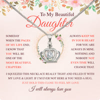 Thumbnail for To My Daughter Necklace With Personalized Message Card