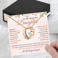 Thumbnail for To My Daughter Necklace With Personalized Message Card