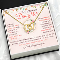 Thumbnail for To My Daughter Necklace With Personalized Message Card