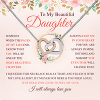 Thumbnail for To My Daughter Necklace With Personalized Message Card