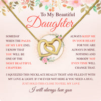 Thumbnail for To My Daughter Necklace With Personalized Message Card