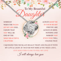 Thumbnail for To My Daughter Necklace With Personalized Message Card