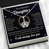 Thumbnail for To My Daughter Necklace With Personalized Message Card