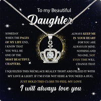 Thumbnail for To My Daughter Necklace With Personalized Message Card