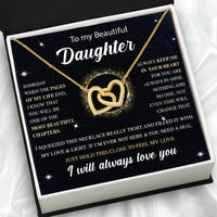 Thumbnail for To My Daughter Necklace With Personalized Message Card