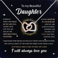 Thumbnail for To My Daughter Necklace With Personalized Message Card