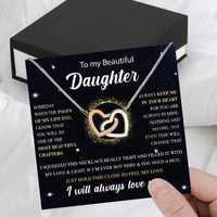 Thumbnail for To My Daughter Necklace With Personalized Message Card