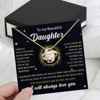 Thumbnail for To My Daughter Necklace With Personalized Message Card