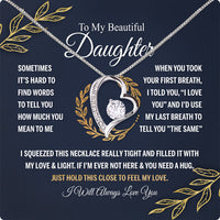 Thumbnail for To My Daughter Necklace With Personalized Message Card