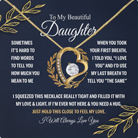 Thumbnail for To My Daughter Necklace With Personalized Message Card