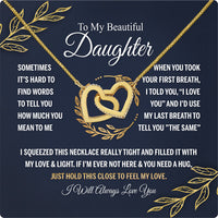 Thumbnail for To My Daughter Necklace With Personalized Message Card