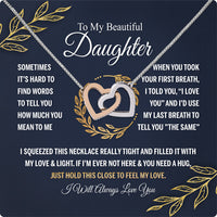 Thumbnail for To My Daughter Necklace With Personalized Message Card