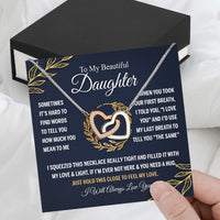 Thumbnail for To My Daughter Necklace With Personalized Message Card