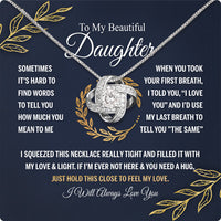 Thumbnail for To My Daughter Necklace With Personalized Message Card