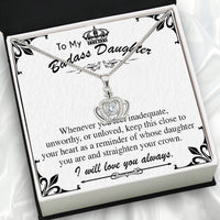 Thumbnail for To My Daughter Necklace With Personalized Message Card