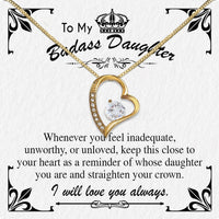 Thumbnail for To My Daughter Necklace With Personalized Message Card