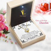 Thumbnail for To My Daughter Necklace With Personalized Message Card