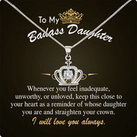 Thumbnail for To My Daughter Necklace With Personalized Message Card