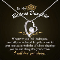 Thumbnail for To My Daughter Necklace With Personalized Message Card