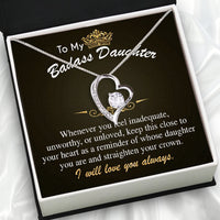 Thumbnail for To My Daughter Necklace With Personalized Message Card