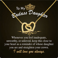 Thumbnail for To My Daughter Necklace With Personalized Message Card