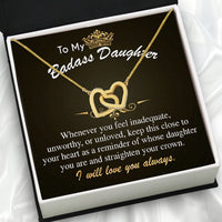 Thumbnail for To My Daughter Necklace With Personalized Message Card