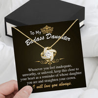 Thumbnail for To My Daughter Necklace With Personalized Message Card