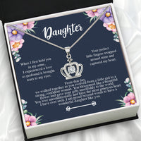 Thumbnail for To My Daughter Necklace With Personalized Message Card