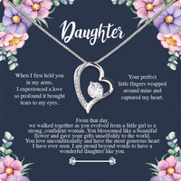 Thumbnail for To My Daughter Necklace With Personalized Message Card