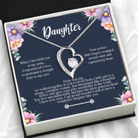 Thumbnail for To My Daughter Necklace With Personalized Message Card