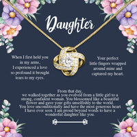 Thumbnail for To My Daughter Necklace With Personalized Message Card