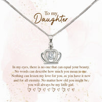 Thumbnail for To My Daughter Necklace With Personalized Message Card