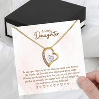 Thumbnail for To My Daughter Necklace With Personalized Message Card