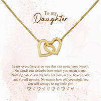 Thumbnail for To My Daughter Necklace From Mom With Heartfelt Message Card, Jewelry For Daughter, Daughter Gift From Mom On Birthday, Wedding, Christmas, Graduation