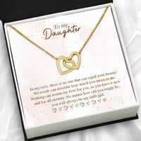 Thumbnail for To My Daughter Necklace From Mom With Heartfelt Message Card, Jewelry For Daughter, Daughter Gift From Mom On Birthday, Wedding, Christmas, Graduation