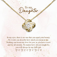 Thumbnail for To My Daughter Necklace From Mom With Heartfelt Message Card, Jewelry For Daughter, Daughter Gift From Mom On Birthday, Wedding, Christmas, Graduation