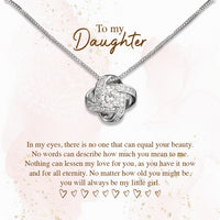 Thumbnail for To My Daughter Necklace From Mom With Heartfelt Message Card, Jewelry For Daughter, Daughter Gift From Mom On Birthday, Wedding, Christmas, Graduation