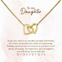 Thumbnail for To My Daughter Necklace From Mom With Heartfelt Message Card, Jewelry For Daughter, Daughter Gift From Mom On Birthday, Wedding, Christmas, Graduation