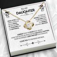 Thumbnail for To My Daughter Necklace With Personalized Message Card