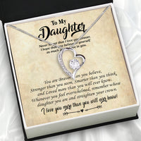 Thumbnail for To My Daughter Necklace With Personalized Message Card